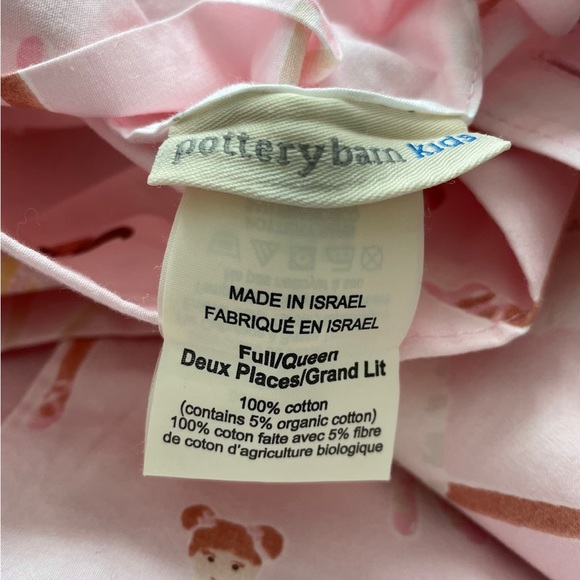 Pottery Barn Ballerina Sheet Duvet Sham Set Twin - Picture 3 of 4